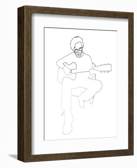 Eric Clapton-Logan Huxley-Framed Art Print