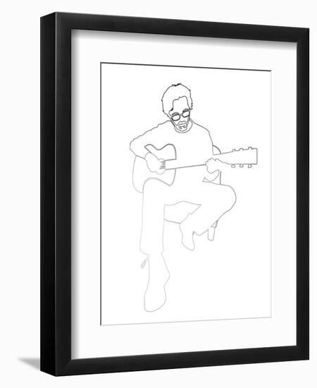 Eric Clapton-Logan Huxley-Framed Art Print