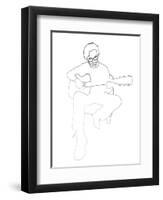 Eric Clapton-Logan Huxley-Framed Art Print