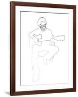 Eric Clapton-Logan Huxley-Framed Art Print