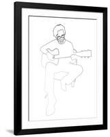 Eric Clapton-Logan Huxley-Framed Art Print