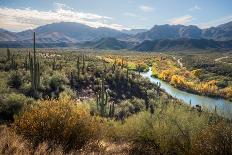 Tom's Thumb Trail Leads through Beautiful Sonoran Desert Mountain Landscape towards an Awesome Suns-Eric Mischke-Photographic Print