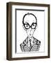 Eric Morecambe - English comedian; caricature-Neale Osborne-Framed Giclee Print