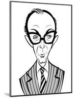 Eric Morecambe - English comedian; caricature-Neale Osborne-Mounted Giclee Print