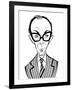 Eric Morecambe - English comedian; caricature-Neale Osborne-Framed Giclee Print