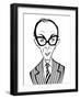 Eric Morecambe, English comedian; caricature-Neale Osborne-Framed Giclee Print