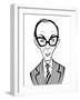 Eric Morecambe, English comedian; caricature-Neale Osborne-Framed Giclee Print