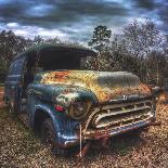 Old Auto Left to Rust in the Woods-Eric Tinsley-Stretched Canvas