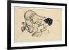 Erich Lederer Drawing on the Floor, 1912-Egon Schiele-Framed Giclee Print