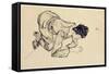 Erich Lederer Drawing on the Floor, 1912-Egon Schiele-Framed Stretched Canvas