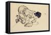 Erich Lederer Drawing on the Floor, 1912-Egon Schiele-Framed Stretched Canvas