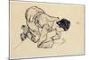 Erich Lederer Drawing on the Floor, 1912-Egon Schiele-Mounted Giclee Print