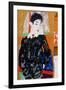 Erich Lederer in Front of a Window, Gyoer, (Hungary), 1912-Egon Schiele-Framed Giclee Print