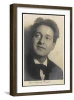 Erich Wolfgang Korngold American Composer and Conductor Born in Austria-null-Framed Art Print