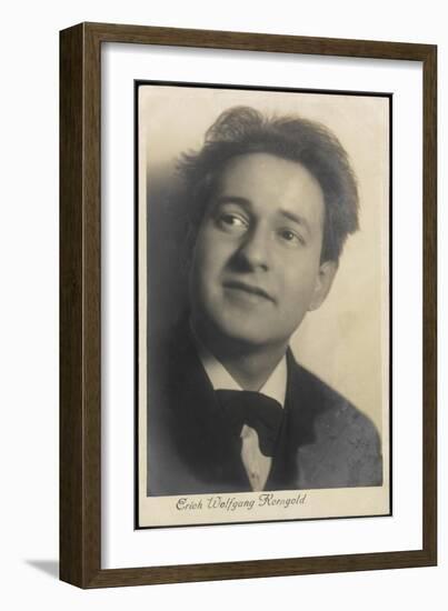 Erich Wolfgang Korngold American Composer and Conductor Born in Austria-null-Framed Art Print