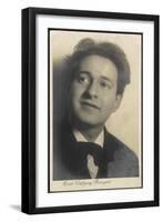 Erich Wolfgang Korngold American Composer and Conductor Born in Austria-null-Framed Art Print