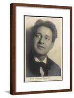 Erich Wolfgang Korngold American Composer and Conductor Born in Austria-null-Framed Art Print