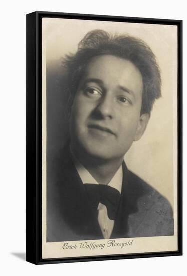 Erich Wolfgang Korngold American Composer and Conductor Born in Austria-null-Framed Stretched Canvas