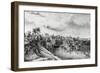 Erie Canal Barge Departing-null-Framed Giclee Print