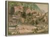 Erie Canal, Ny, 1831-John William Hill-Stretched Canvas