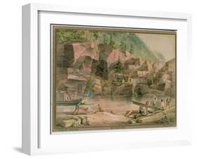 Erie Canal, Ny, 1831-John William Hill-Framed Giclee Print