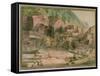 Erie Canal, Ny, 1831-John William Hill-Framed Stretched Canvas