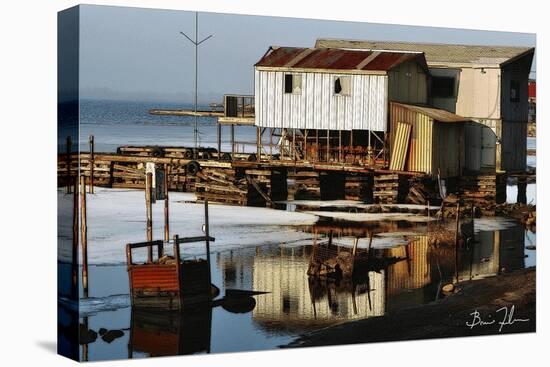 Erie's Original Boathouse-5fishcreative-Stretched Canvas