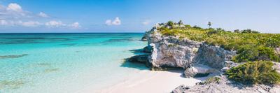 Turquoise Blue Waters, Dramatic Limestone Cliffs, At Lighthouse Point, Island Of Eleuthera, Bahamas