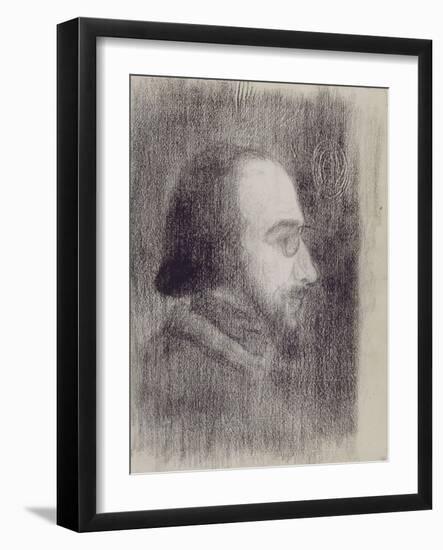 Erik Satie (1866-1925), compositeur-Paul Signac-Framed Giclee Print