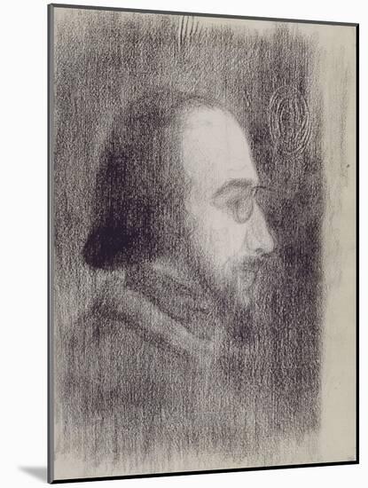 Erik Satie (1866-1925), compositeur-Paul Signac-Mounted Giclee Print