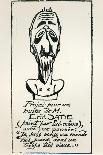 Title Page of Marionette Opera Genevieve De Brabant-Erik Satie-Mounted Giclee Print