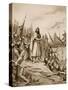 Erik the Saint Lands on the Coast of Finland, 1157-Fernand Le Quesne-Stretched Canvas