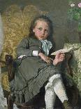 Girl in Chair, 1879-Erik Theodor Werenskiold-Giclee Print