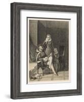 Erik XIV King of Sweden with His Mistress Catharina Mansdotter-N. Anderson-Framed Art Print