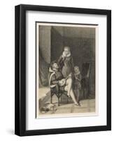 Erik XIV King of Sweden with His Mistress Catharina Mansdotter-N. Anderson-Framed Art Print