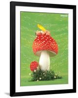 Erin as Toadstool-Anne Geddes-Framed Art Print