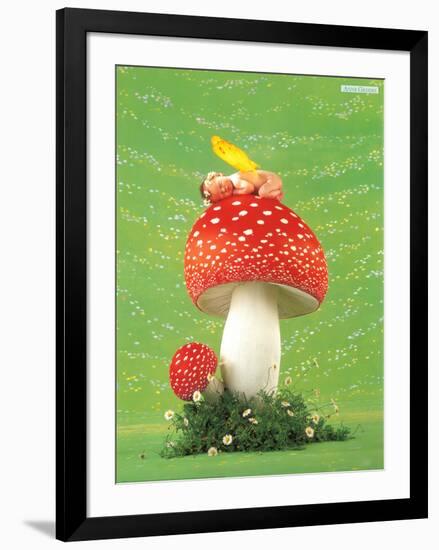 Erin as Toadstool-Anne Geddes-Framed Art Print