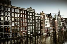 Amsterdam's Dancing Houses-Erin Berzel-Photographic Print