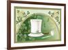 Erin Go Bragh Postcard with Top Hat-David Pollack-Framed Giclee Print