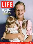 8-year-old Amelia and her American Girl doll Kristen on the cover of LIFE 12-03-2004.-Erin Patrice O'brien-Stretched Canvas