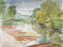 Punts on the Cherwell-Erin Townsend-Giclee Print