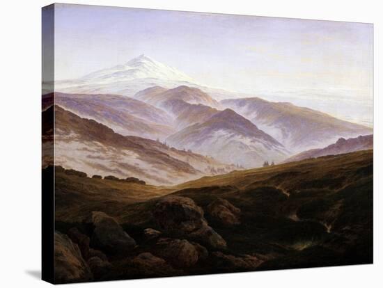 Erinnerungen an Das Riesengebirge, 1835-Caspar David Friedrich-Stretched Canvas