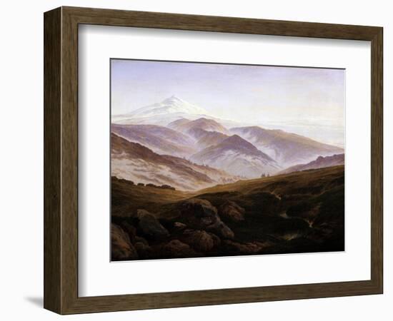 Erinnerungen an Das Riesengebirge, 1835-Caspar David Friedrich-Framed Giclee Print