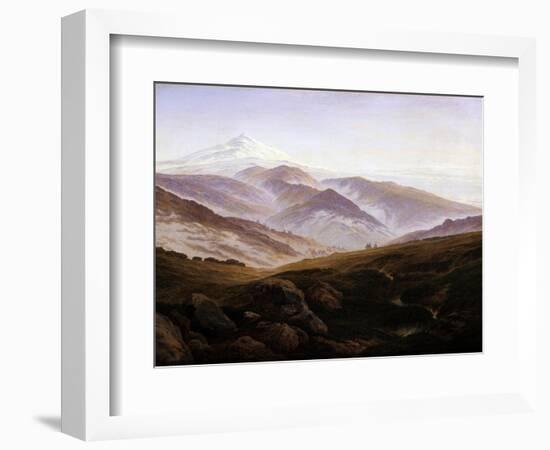 Erinnerungen an Das Riesengebirge, 1835-Caspar David Friedrich-Framed Giclee Print