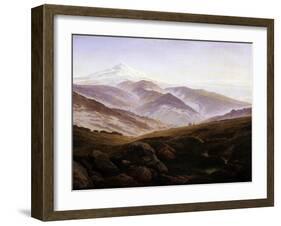 Erinnerungen an Das Riesengebirge, 1835-Caspar David Friedrich-Framed Giclee Print