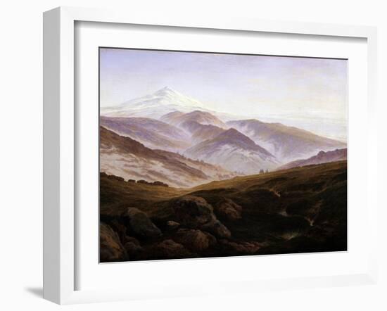 Erinnerungen an Das Riesengebirge, 1835-Caspar David Friedrich-Framed Giclee Print
