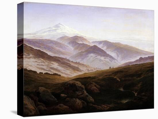 Erinnerungen an Das Riesengebirge, 1835-Caspar David Friedrich-Stretched Canvas