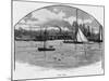 Erith, Kent, Seen from the Thames-null-Mounted Art Print