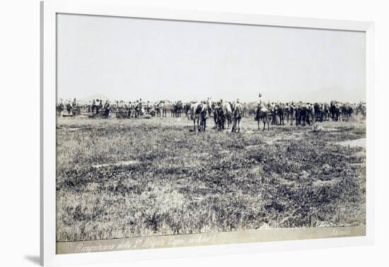 Eritrea, Ailet, the Second Cagni Brigade in Reconnaissance-null-Framed Giclee Print