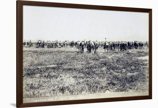 Eritrea, Ailet, the Second Cagni Brigade in Reconnaissance-null-Framed Giclee Print